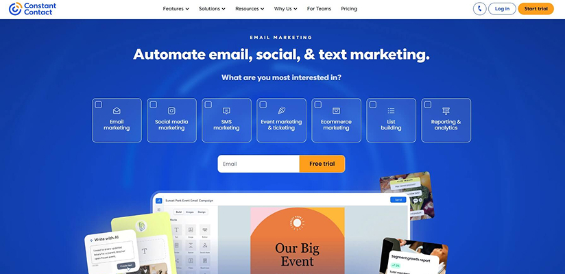 Constant Contact Email Marketing Tool