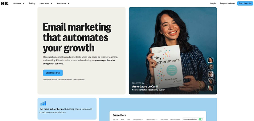 Kit(ConvertKit) Email Marketing Software