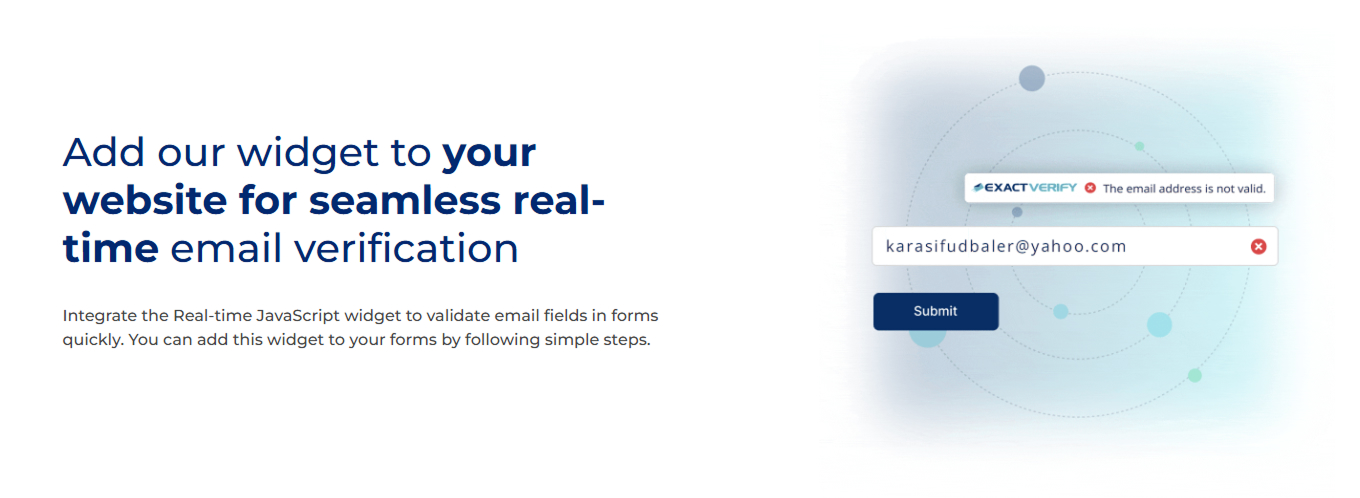 Real-Time Email Validation - ExactVerify