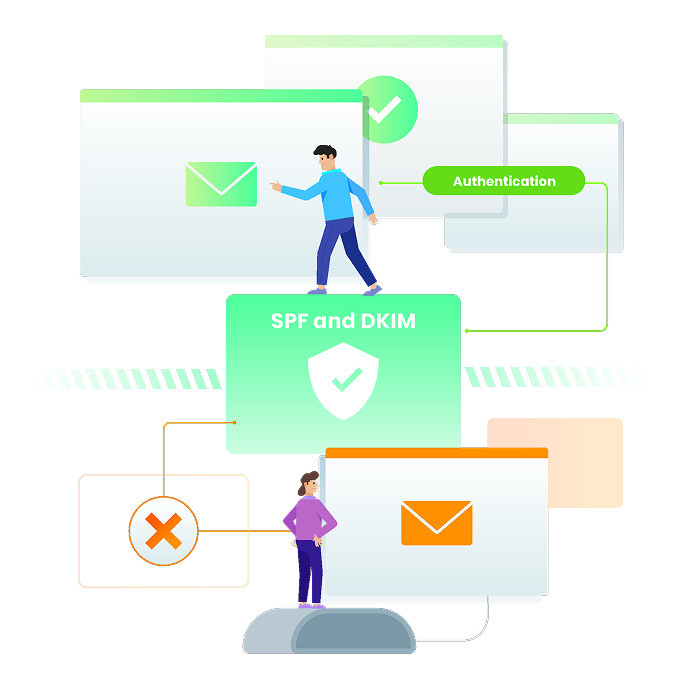 DMARC Record Creator working process illustration