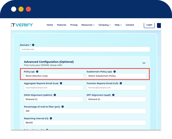 Step-by-step guide to create a DMARC record for your domain