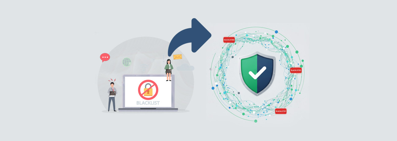 Domain blacklist checker protecting sender reputation