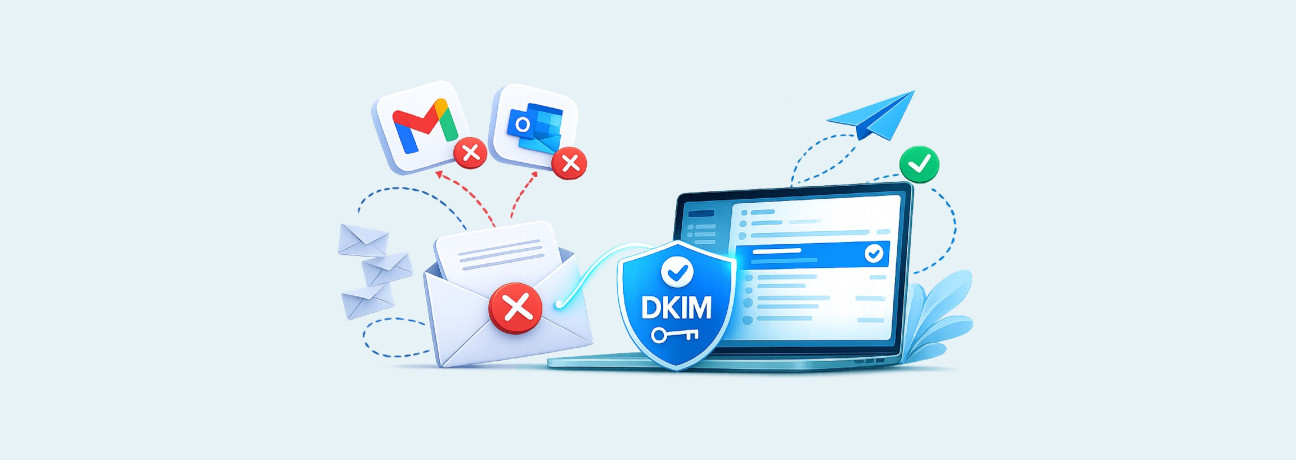 Prevent Gmail and Outlook Email Rejections with DKIM