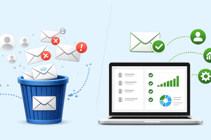 Difference between email list cleaning and list management