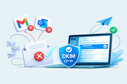 Prevent Gmail and Outlook Email Rejections with DKIM
