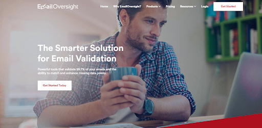 EmailOversight tool homepage banner