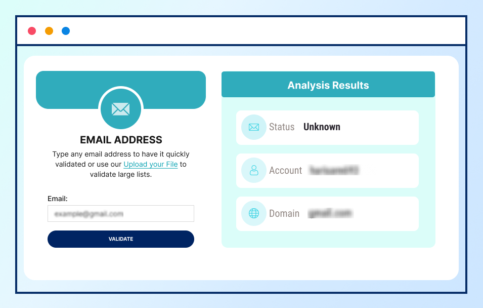 Unknown Email Addresses - ExactVerify